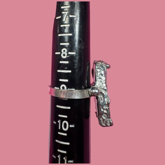 Artisan Crafted Peter Rabbit Wedgewood Broken China Ring With Repurposed Silver - Picture 6 of 11